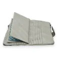 Blue jeans and silver companion wallet