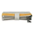 Mustard and silver companion wallet