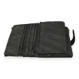 Black and silver companion wallet