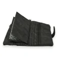 Black and silver companion wallet