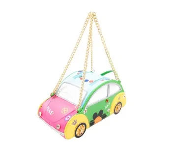 Multicolored Car Design Handbag