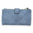 Begleitende blau Jeans verwaschene Brieftasche