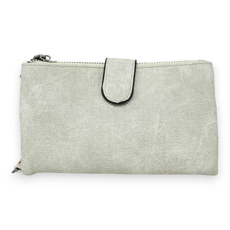 Light grey washed-out companion wallet