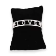 Bracelet acier argenté jonc rigide LOVE