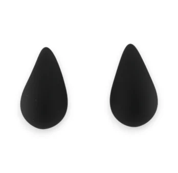 Pendientes gota negra