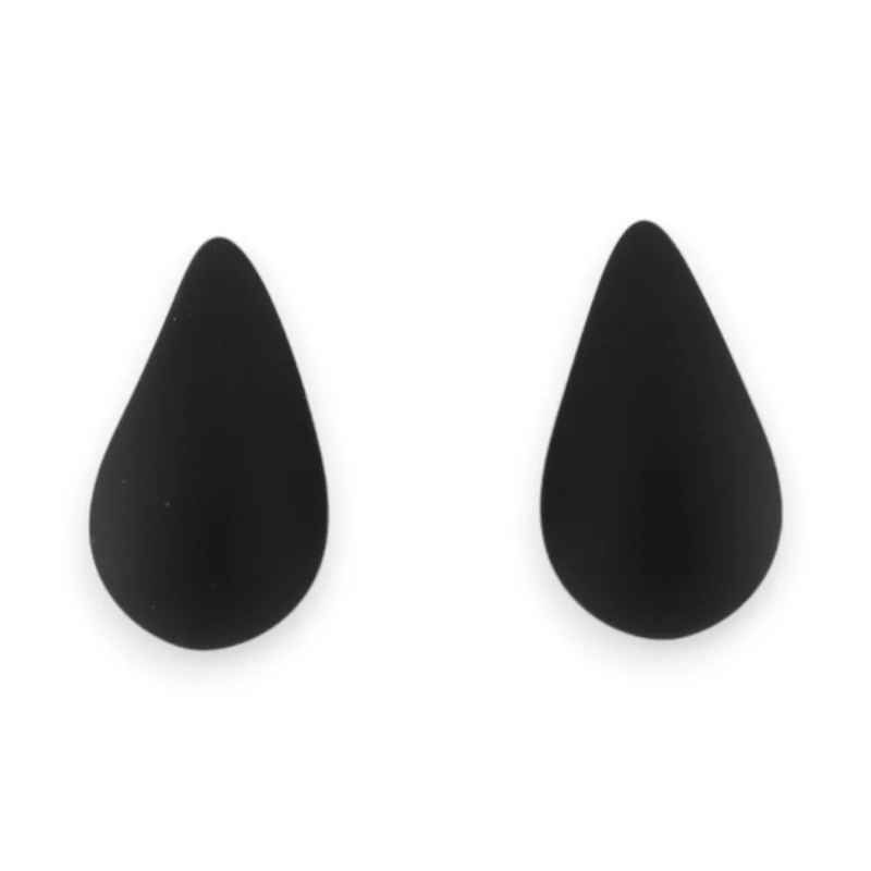 Black drop earrings