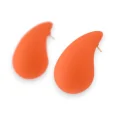 Pendientes de gota naranja