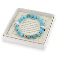 Reconstituted turquoise bracelet with Lolilota box