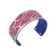 Fuchsia and Royal Blue Cuff Bracelet