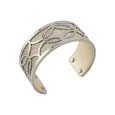 Sparkling golden and glossy golden cuff bracelet