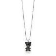 Fantasy Gray Metal Baby Teddy Bear Necklace