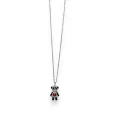 Collier fantaisie panda strass