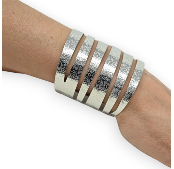 Ethnic Silver Cuff Bracelet