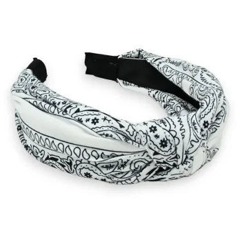 Gedrucktes Stirnband weiße Bandanas Gedrucktes Stirnband weiße Bandanas