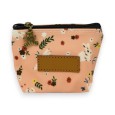 Flower patterned wallet with rabbits