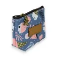 Cartera con motivos de helados en rosa y azul