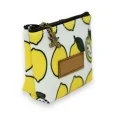 Lemon patterned purse