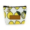 Lemon patterned purse