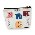 Multicolored funny cat patterns wallet