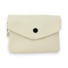 Beige synthetic wallet