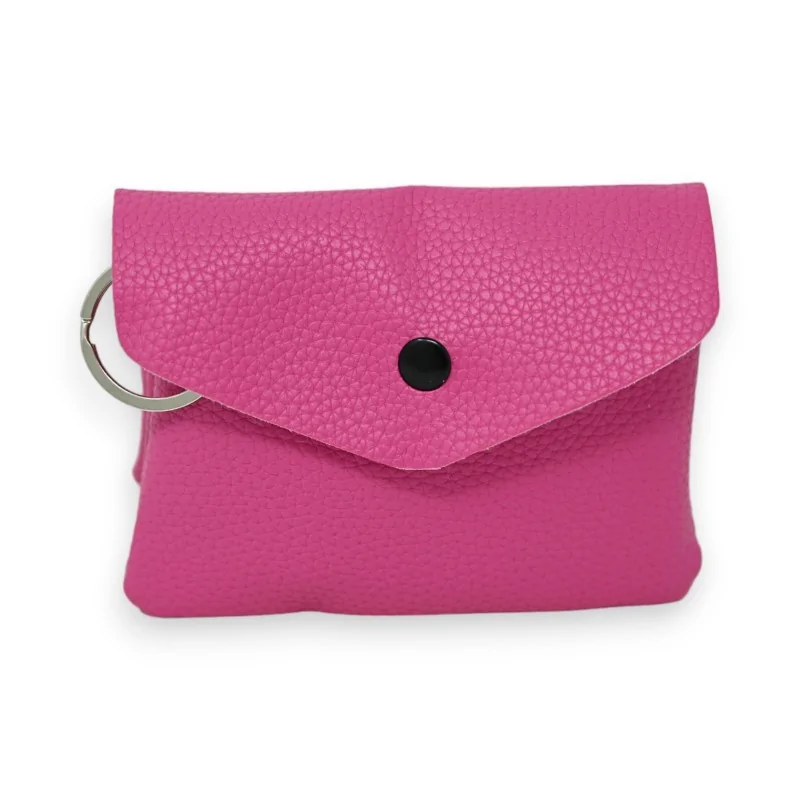 Cartera sintética fucsia