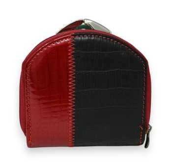 Compact patchwork wallet purse