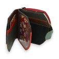 Compact patchwork wallet purse