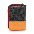 Patchwork leather rectangular wallet purse