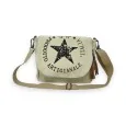 Bolso bandolera vintage estrella beige