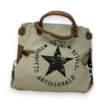 Vintage star beige handbag