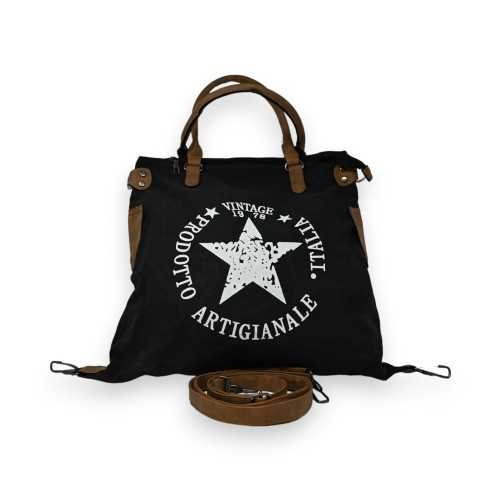 Black star vintage handbag