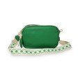 Bolso bandolera rectangular multi bolsillos verde Brasil
