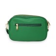 Brazilian green rectangle crossbody bag with multiple pockets