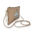 Star bright champagne clutch bag