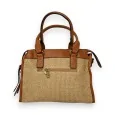 Bohemian two-tone handbag