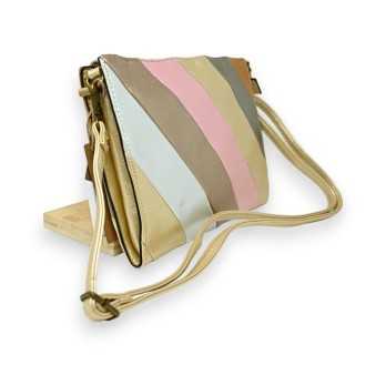 Bright Pastel Color Stripes Clutch Bag