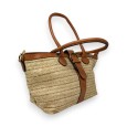 Bohemian straw handbag