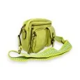 Bolso bandolera verde anís con múltiples bolsillos