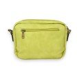 Anise green crossbody bag with multiple pockets