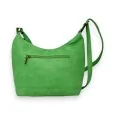 Sac bandoulière forme banane vert brésil