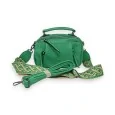 Bolso de hombro cuadrado con asa verde Brasil