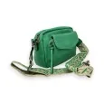 Bolso bandolera rectángulo verde Brasil