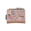 Petit portefeuille sweety candy beige