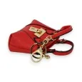 Red keychain wallet