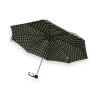 Manueller faltbarer Regenschirm mit mehrfarbigen Punkten