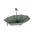 Automatic folding umbrella in duck green gingham