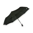 Semi-automatic black folding umbrella