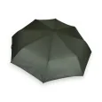 Semi-automatic black folding umbrella