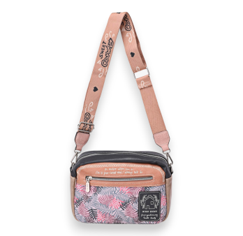 Sweet & Candy Pink and Black Satchel Shoulder Bag