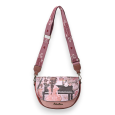 Round shoulder bag Sweet & Candy little girl at the piano